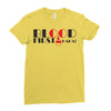 blood first Ladies Fitted T-Shirt