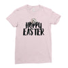 hoppy easter Ladies Fitted T-Shirt