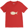 fish V-Neck Tee