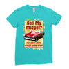 sell midget ideal christmas gift or present Ladies Fitted T-Shirt