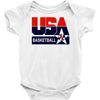 usa basketball logo Baby Onesie