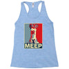 beaker meep poster, ideal birthday gift or present Racerback Tank