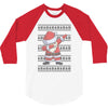ugly santa dabbing 3/4 Sleeve Shirt