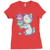 mice cream Ladies Fitted T-Shirt