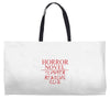 horror novel Weekender Totes