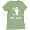 game over Ladies Fitted T-Shirt