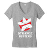 Strange Busters Women's V-Neck T-Shirt