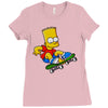 the simpson Ladies Fitted T-Shirt