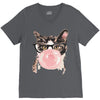 cat V-Neck Tee