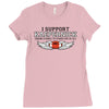 I Support Kaepernick Ladies Fitted T-Shirt