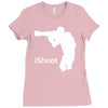 ishoot camera photographer Ladies Fitted T-Shirt