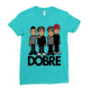 dobre twins dobre brother Ladies Fitted T-Shirt