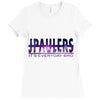 jake paulers galaxy Ladies Fitted T-Shirt