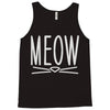 meow cute cat face Tank Top