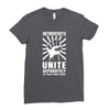 introverts Unite Separately in Your Own Homes Ladies Fitted T-Shirt