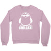 penguin chillax funny new Crewneck Sweatshirt