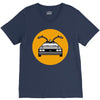 delorean V-Neck Tee