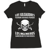 los soldadores fueron creados porque... Ladies Fitted T-Shirt