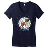 my boxer is my baby Women's V-Neck T-Shirt