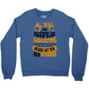 My Wife Is Super Awesome Her Husband Crewneck Sweatshirt