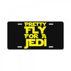pretty fly for a jedi License Plate