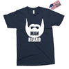 man beard funny mens Exclusive T-shirt
