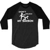 don't touch my simson  fun ddr motorrad tuning simi s51 50 fan 3/4 Sleeve Shirt