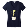 baby groot Women's V-Neck T-Shirt