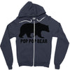 pop pop Zipper Hoodie
