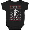 floss like a boss Baby Bodysuit