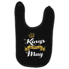 kings are born in may Baby Bibs