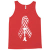fallen soldier ribbon never forget military Tank Top