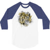 tiger roar scratch 3/4 Sleeve Shirt