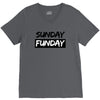 sunday funday t shirt funny jersey shore football V-Neck Tee