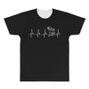 fishing heartbeat All Over Men's T-shirt