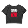 zombie apocalypse response Crop Top
