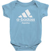abadass aquarius funny horoscope Baby Onesie