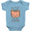my cat is on the internet Baby Bodysuit