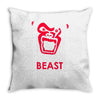 instinct attention gorilla beast Throw Pillow