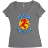 pizza on earth Women's Triblend Scoop T-shirt