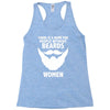 funny beards Racerback Tank