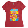 jamie and the magic torch cult funny retro Women's Triblend Scoop T-shirt