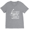 Family Trip To Moon V-Neck Tee