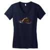 milk swimmer Women's V-Neck T-Shirt