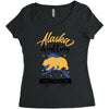 alaska is calling and i must go Women's Triblend Scoop T-shirt