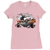 oblivious ninja trick or treat Ladies Fitted T-Shirt