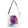 king killmonger Adjustable Strap Totes