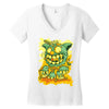 cat monster Women's V-Neck T-Shirt