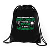 I Love Someone with Liver Cancer to The Moon and Back to Infinity Drawstring Bags