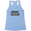 sunday funday t shirt funny jersey shore football Racerback Tank